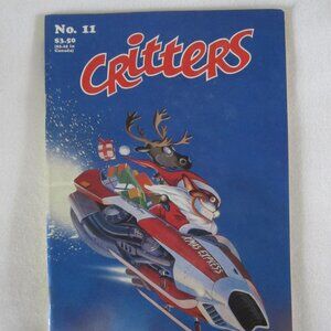 1987 Fantagraphics Comic Book: Critters #11 (Usagi Yojimbo Christmas Special)